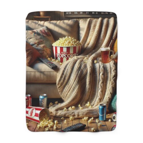Couch Camo-Sherpa Fleece Blanket