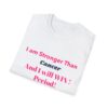 I am Tougher than Cancer T-Shirt - Image 3