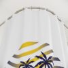 Tropical Sunrise shower curtain - Image 2