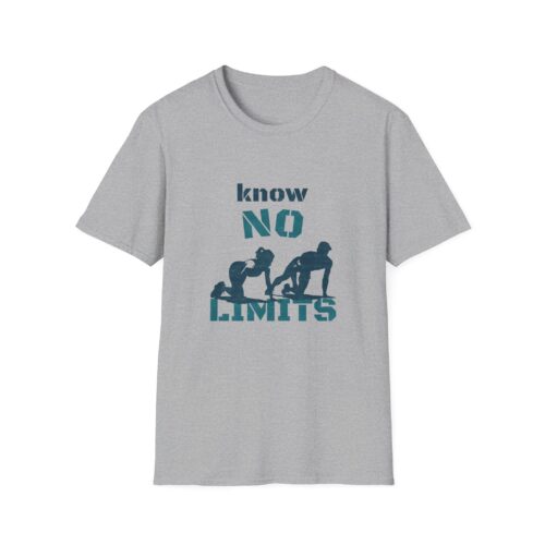 Know No Limits Unisex Softstyle T-Shirt | Motivational Workout Tee (Copy)