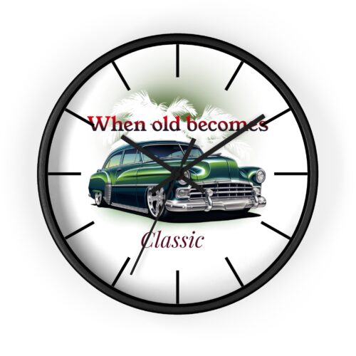 Classic Car Wall Clock