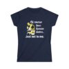 Funny Women's Softstyle Tee - 'Your Opinion Matters' Graphic T-Shirt - Image 3