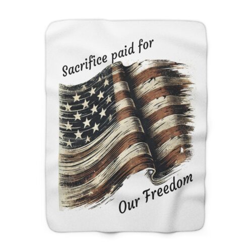 Freedom Sacrifice Fleece Blanket
