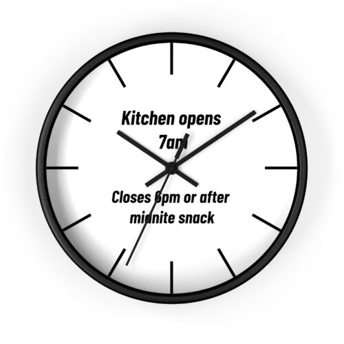 Snack Time Wall Clock
