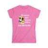 Funny Women's Softstyle Tee - 'Your Opinion Matters' Graphic T-Shirt - Image 5