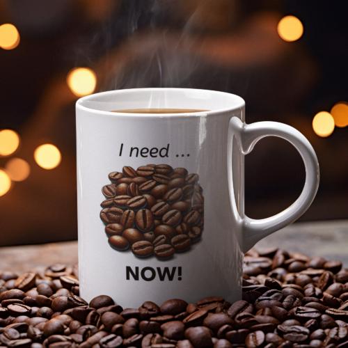 Coffee Lover's Ceramic Mug - 11oz & 15oz - Perfect for Home & Office