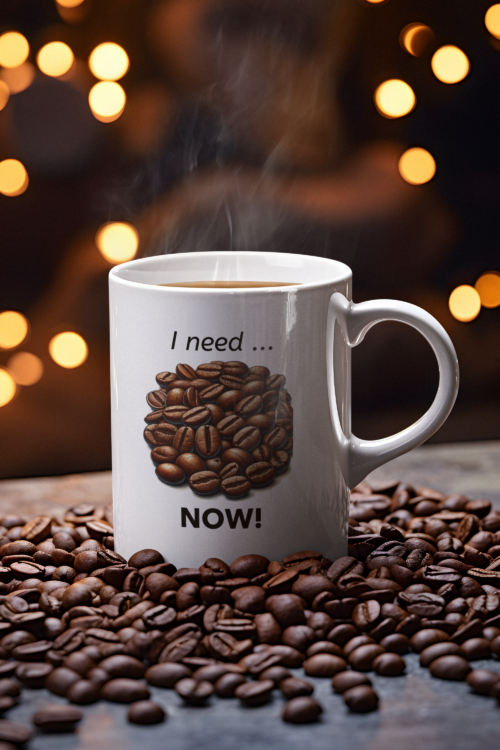 Coffee Lover's Ceramic Mug - 11oz & 15oz - Perfect for Home & Office