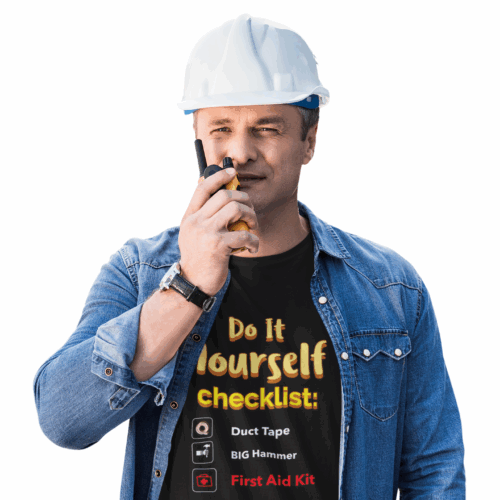 Funny tshirt - Do it Yourself checklist