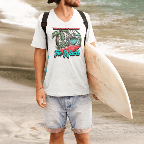 Bangin the waves