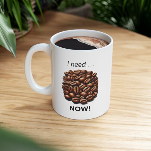 Coffee Lover's Ceramic Mug - 11oz & 15oz - Perfect for Home & Office