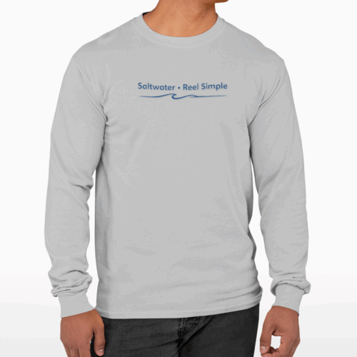 Fishing Long Sleeve Tee — “Tight Line Rush!” Lightweight Angler Shirt